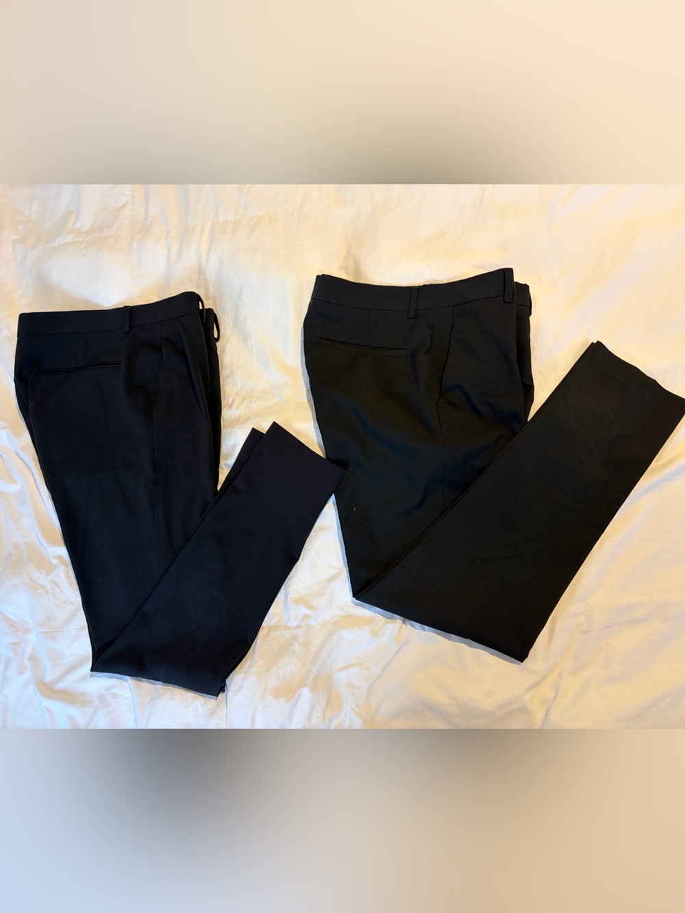 Two Asos Black Dress Pants